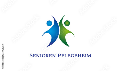 Senioren-Pflegeheim Logo, Altersheim Logo ,Pflegeheim Logo