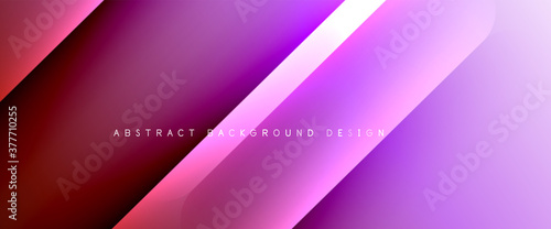 Fluid gradients with dynamic diagonal lines abstract background. Bright colors with dynamic light and shadow effects. Vector wallpaper or poster
