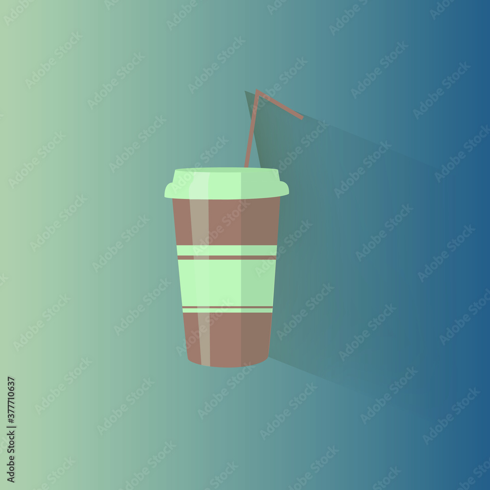 beautiful bright color illustration of coffee on the background beautiful bright color illustration of coffee on the background