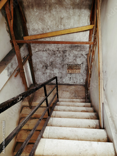vintage-style home stairs with the usual appearance