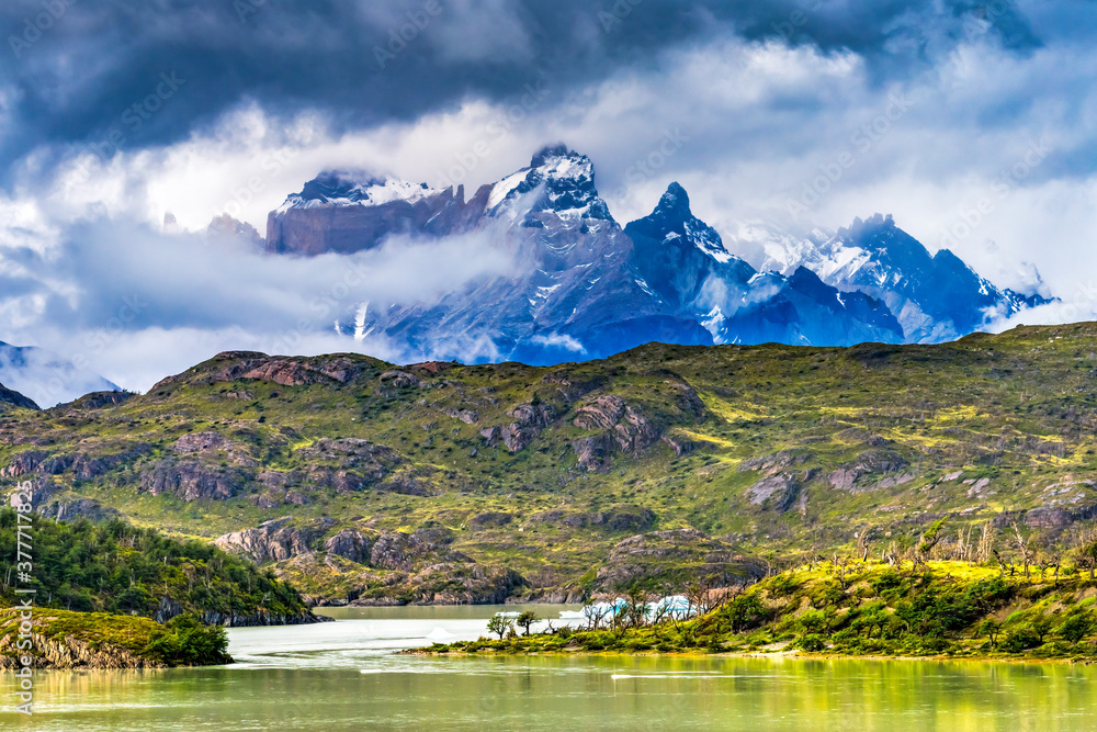 Grey Lake Paine Horns Torres del Paine National Park Chile