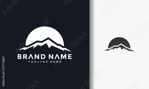 simple mountain logo