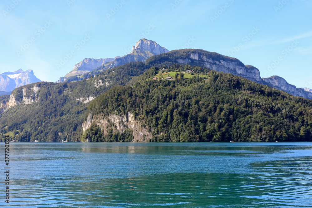 Alpine Mountains and Lake Lucerne Alpine Mountains and Lake Lucerne