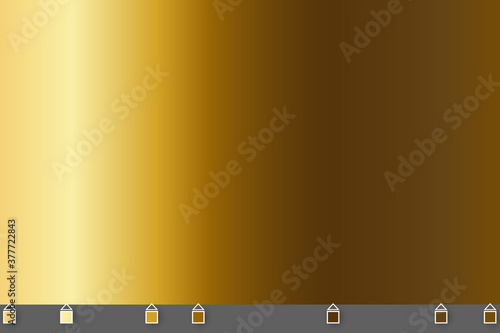 Gold metallic gradient.