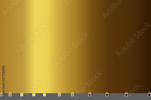 Gold metallic gradient.