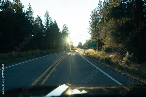 Road with Sun
