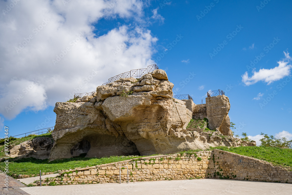 Rocca di Cerere in Enna Sicily, Italy.
