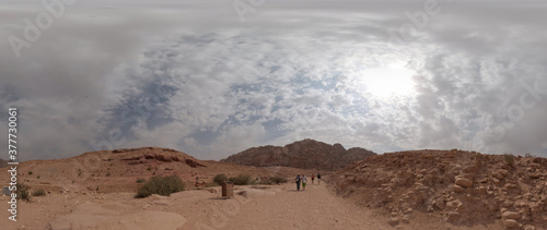 High Resolution 360 Panoramic HDR Images Taken in Petra (Wadi Mousa) and it's most famous historical landmarks, Suitable for AR VR or creating textures for desert environment