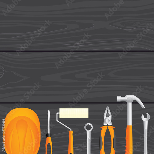 Happy Labor Day banner. Design template. Vector illustration