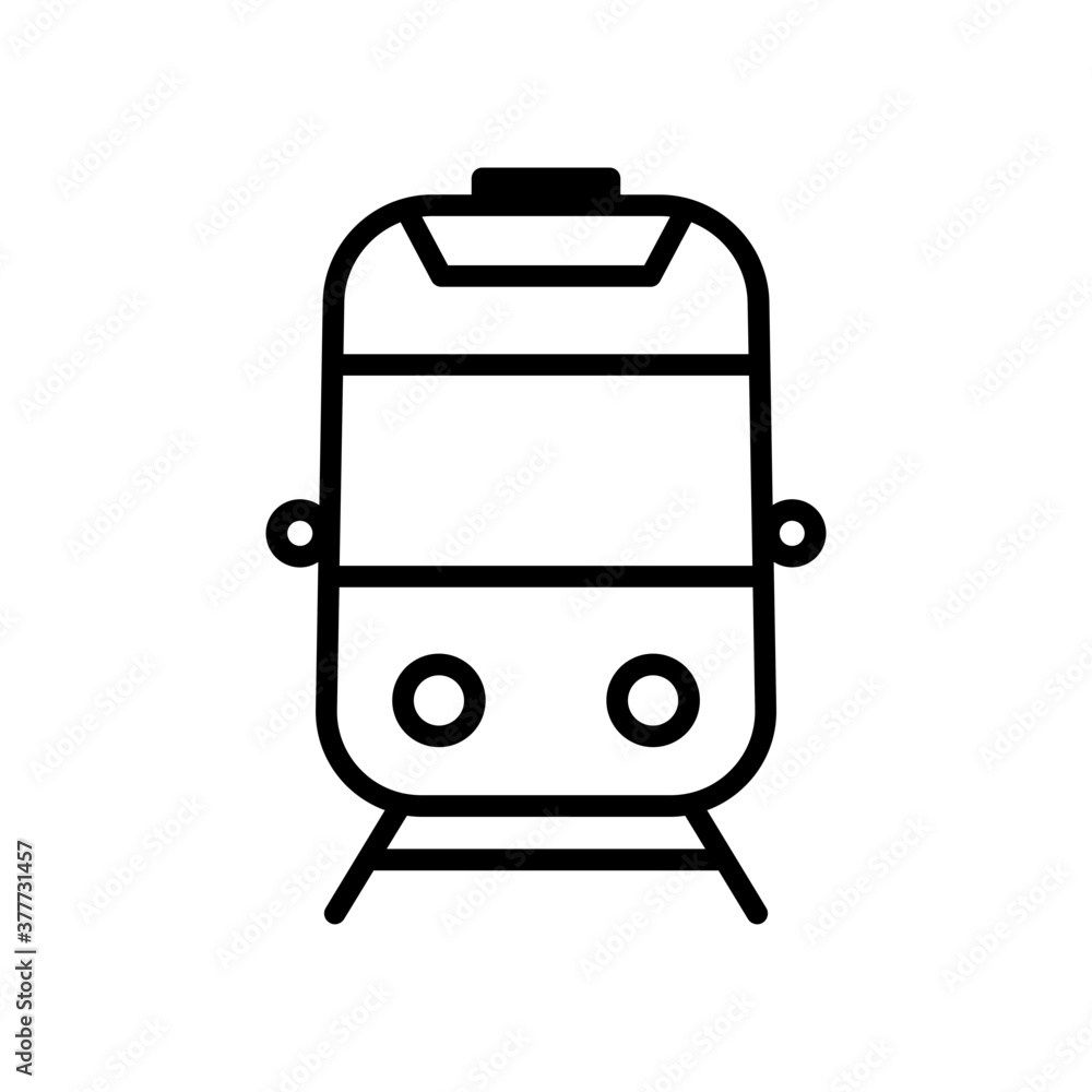 Fototapeta premium Train icon