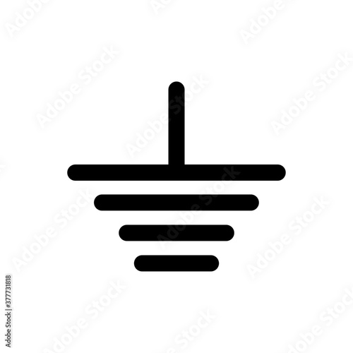 Ground rod icon