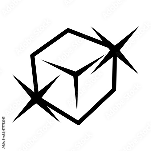 Ice cube icon