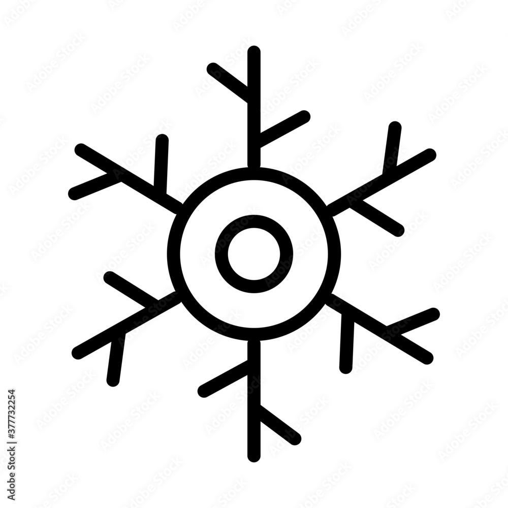 Obraz premium Snowflake icon