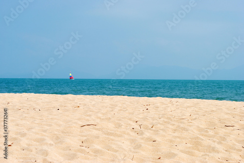 Sand on the beach and sea view © LifeAsTraveling