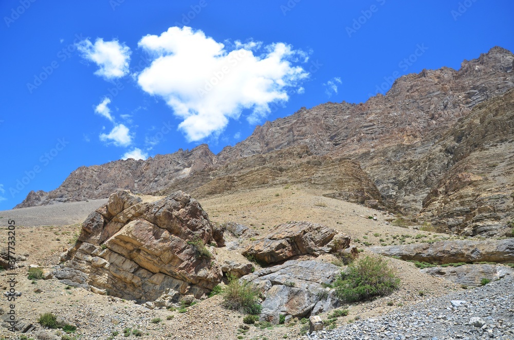 landscape with blue sky and clouds landscape with blue sky and clouds