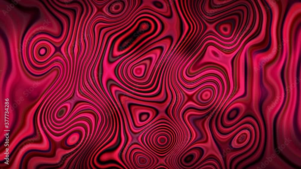 Abstract black and red shiny glow liquid glass looking shape wiggle wave background. 4K seamless loop texture design. Stylish 3D abstract animation color wavy reflection surface smooth background. Abstract black and red shiny glow liquid glass looking shape wiggle wave background. 4K seamless loop texture design. Stylish 3D abstract animation color wavy reflection surface smooth background.