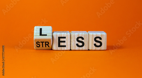 Fotografie Having less stress or being stress-less