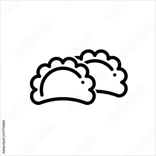 Dumpling Icon, Bread, Flour, Potatoes Based Dough Baked, Boiled, Fried, Simmered, Steamed