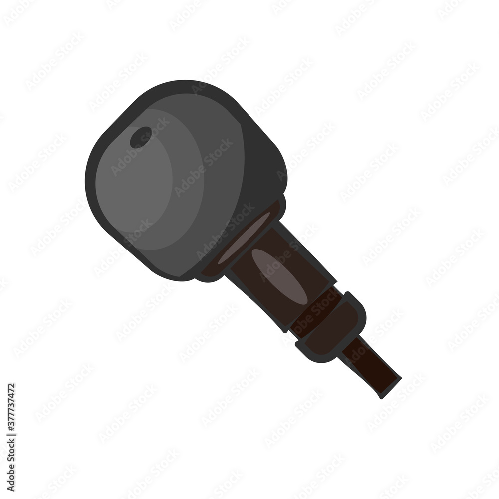Microphone isolated vector illustration. Sound recording. Podcast recording. Professional sound recording equipment. Microphone isolated vector illustration. Sound recording. Podcast recording. Professional sound recording equipment.