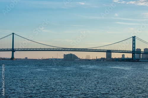The View of the Ben Franklin Bridge From Penn Treaty Park
