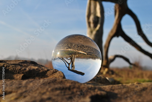 the earth in the sky