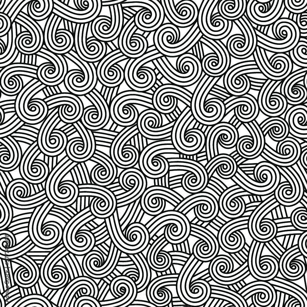 Seamless decorative pattern of simple graphic content Seamless decorative pattern of simple graphic content