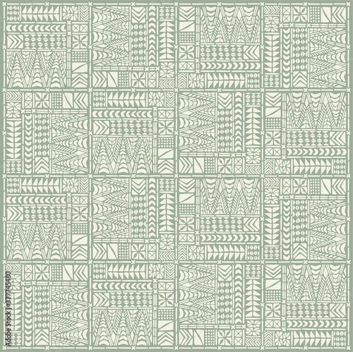 Tile wall stencil - tribal wallpaper pattern - African style DIY wall décor. Laser cut