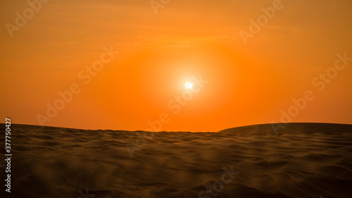 Sand dunes in United Arab Emirates,Abu Dhabi,Dubai,Middle East.