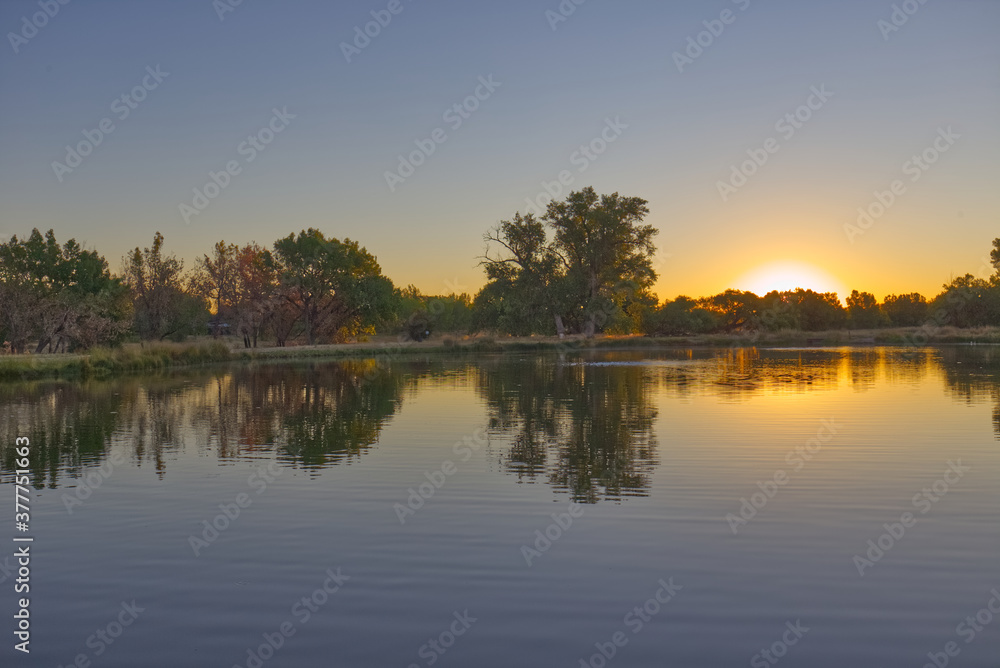 Sand Creek Park Big Pond Dawn