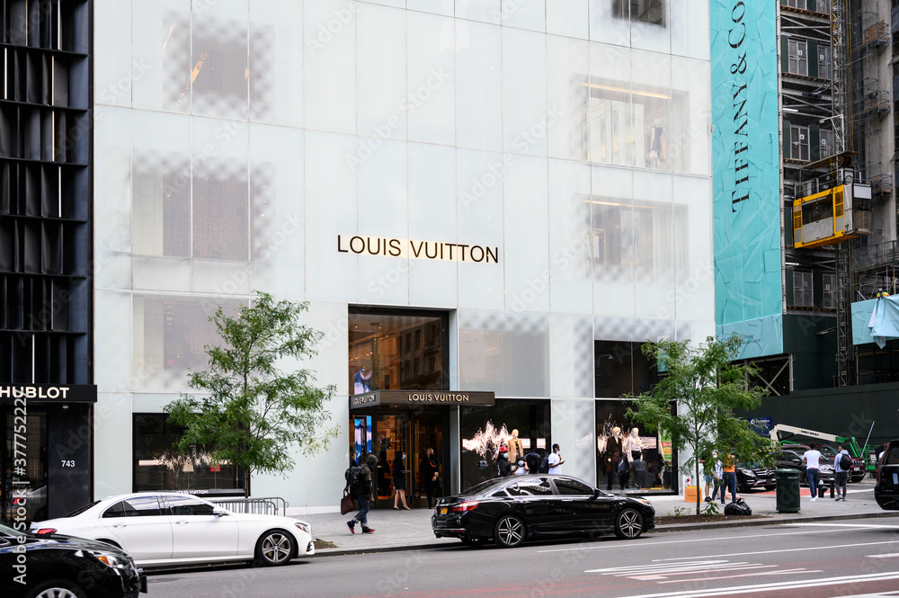 Louis Vuitton Store on Fifth Avenue in Manhattan, New York