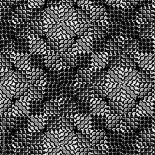 Trendy graphic design vector seamless art monochrome 