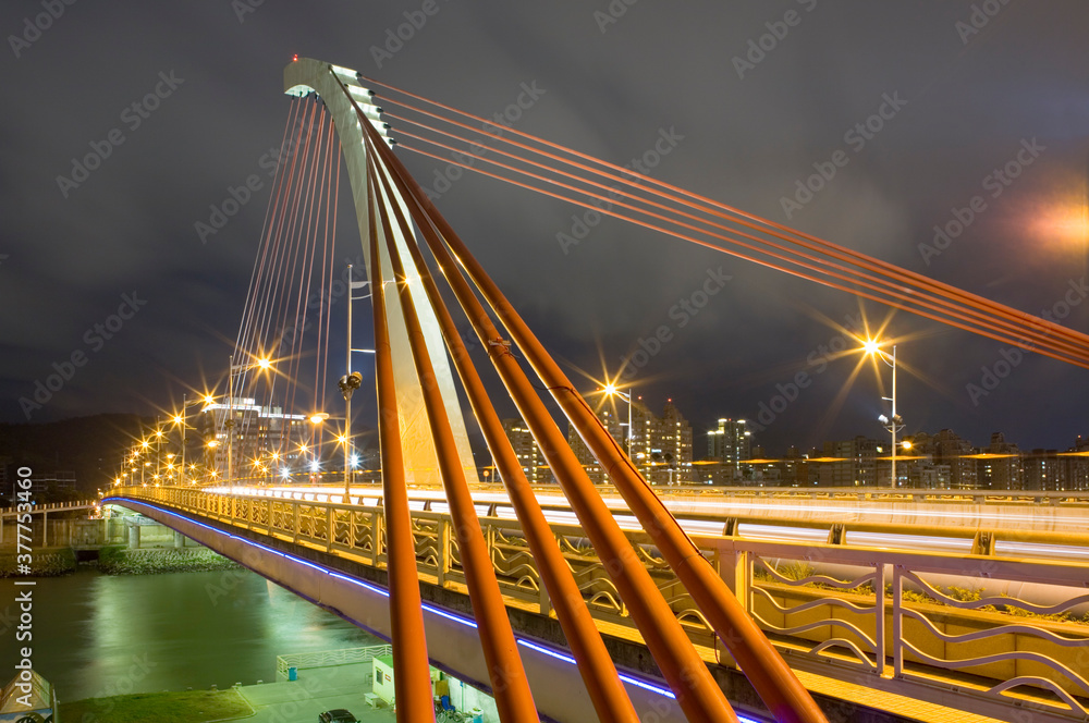 Obraz premium Da Chi Bridge, Taipei, Taiwan