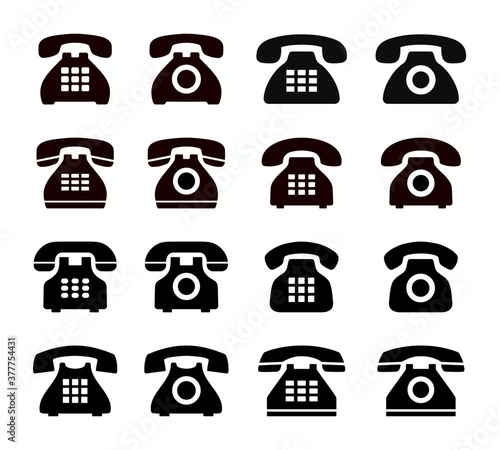telefon zestaw ikon