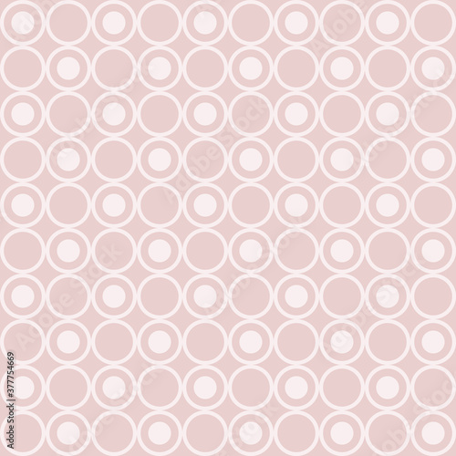 Dotted Dusty Pink Vector graphic seamless pattern