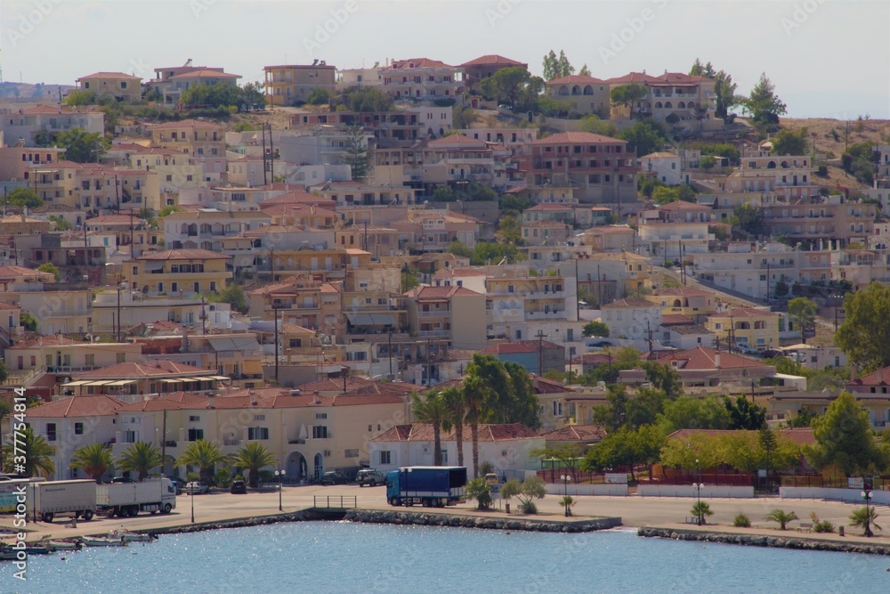 Ermioni, Greece, Peleponnese harbour side