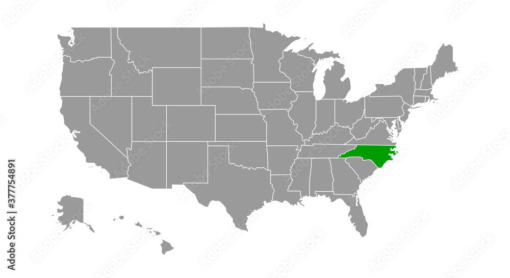 North Carolina Locate Map