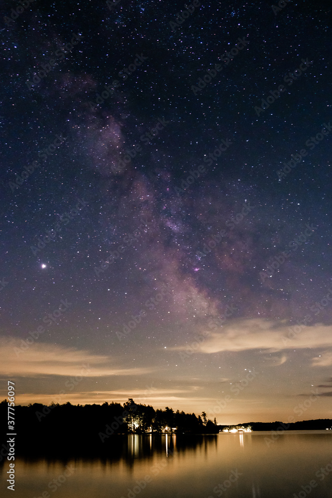 Muskoka: Milky Way over Lake Rosseau