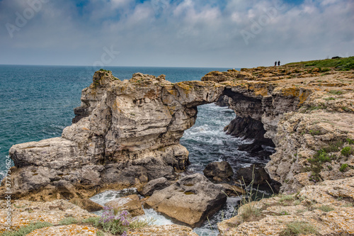 The Arch - rock formation near Tyulenovo.Tyulenovo Cliffs Stone Bridge 