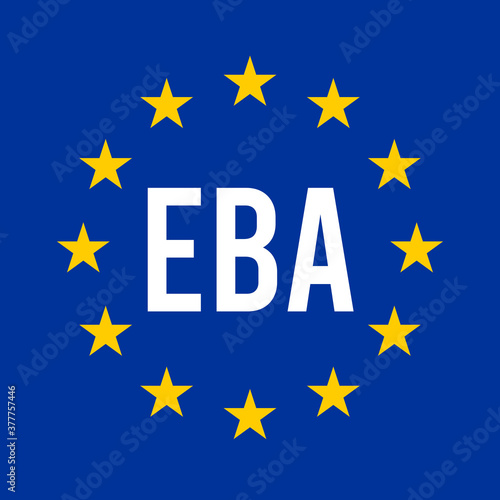 EBA, European banking authority symbol photo