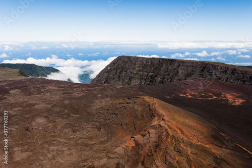 Volcano from the sky, Reunion Island © Loïc