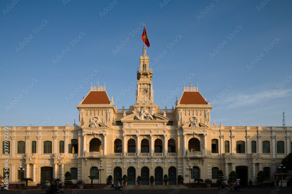 Naklejka premium Hotel de Ville, Ho Chi Minh City, Vietnam