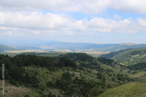 view of the mountains