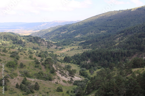view of the mountains