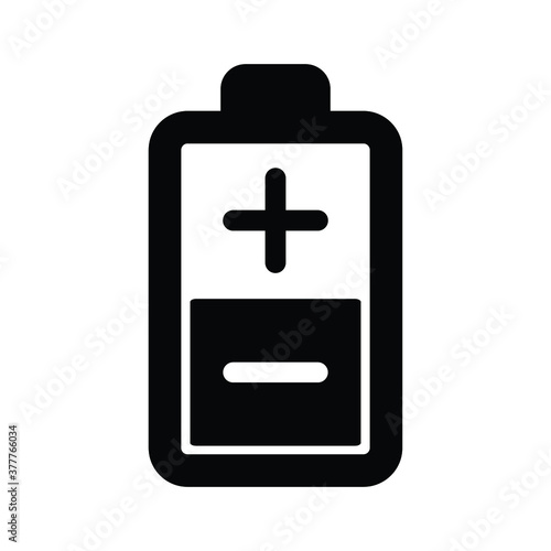 battery icon. Simple element illustration. battery concept symbol design. Can be used for web and mobile.