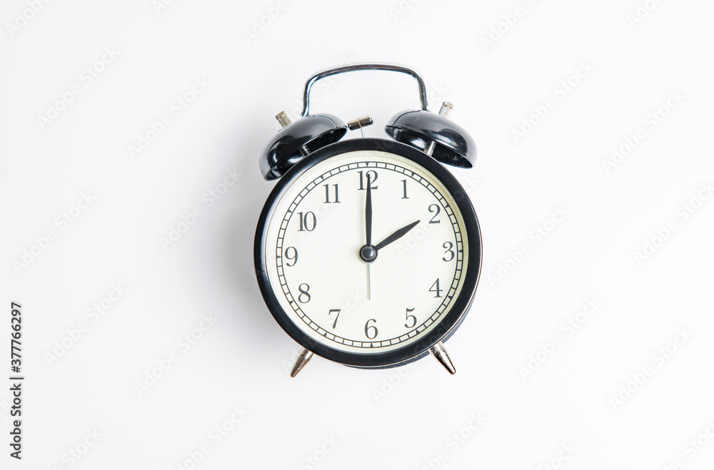 alarm clock on white background 2:00 alarm clock on white background 2:00