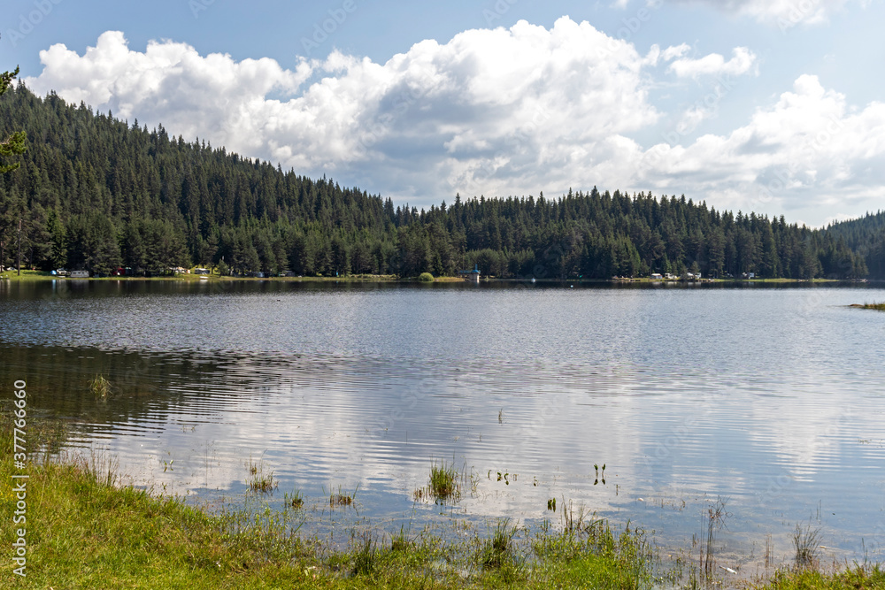 Landscape with Shiroka polyana Reservoir, Bulgaria