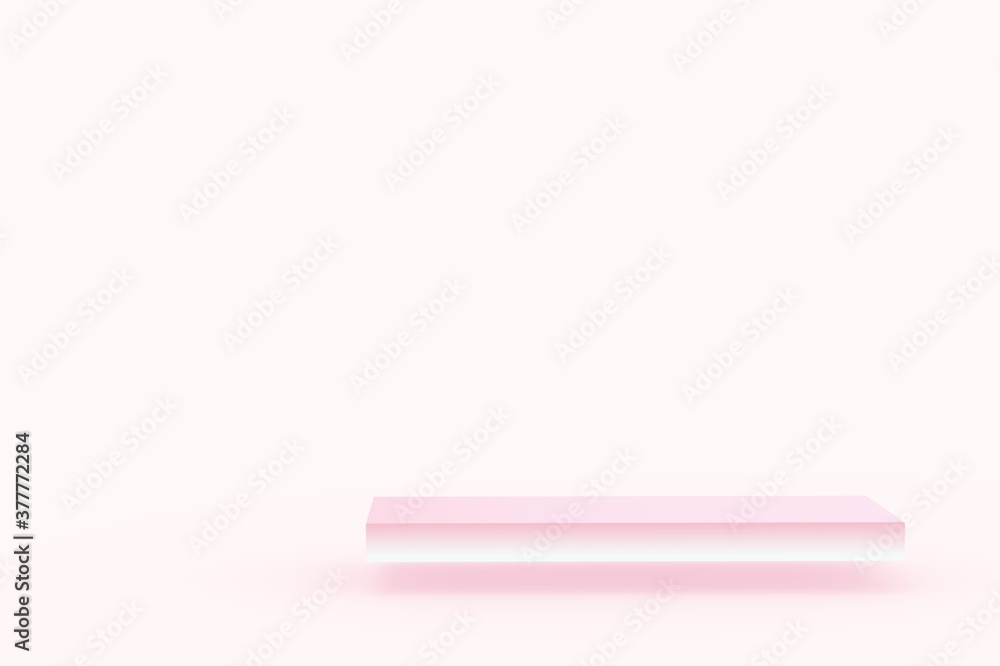 3d white pink cubes gradient colors in soft pastel minimal studio background. Abstract 3d geometric shape object illustration render. Display for summer holiday product. 3d white pink cubes gradient colors in soft pastel minimal studio background. Abstract 3d geometric shape object illustration render. Display for summer holiday product.