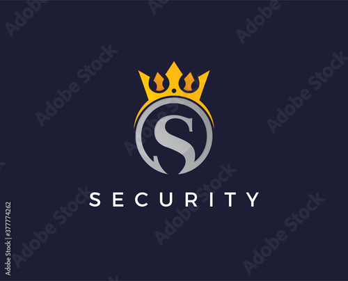 minimal letter s logo template - vector illustration