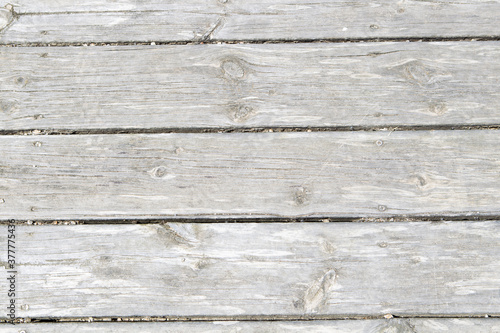 close-up of gray wooden slats