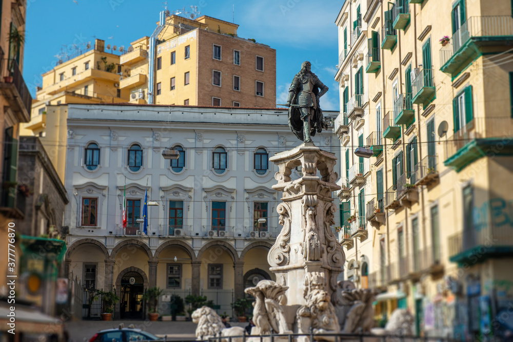 Fountain of Monteoliveto in Naples